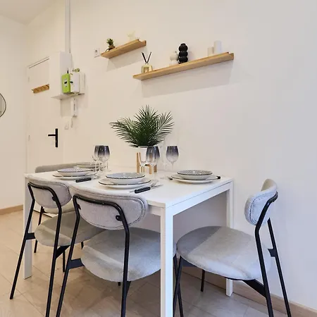 Le Romain, Gare, Hyper-centre, Terrasse Apartamento Reims